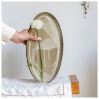 מגש אובאלי זוהר